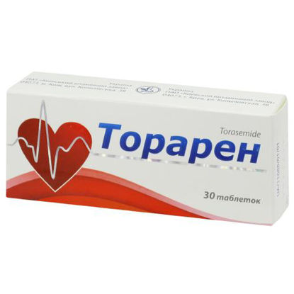 Світлина Торарен таблетки 10 мг №30